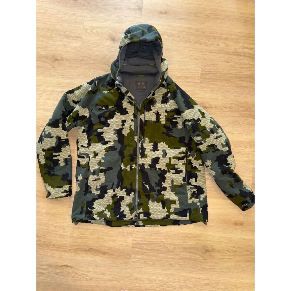 KUIU Proximity Hooded Insulated Jacket Men's XXL 2XL Verde Camo Whitetail